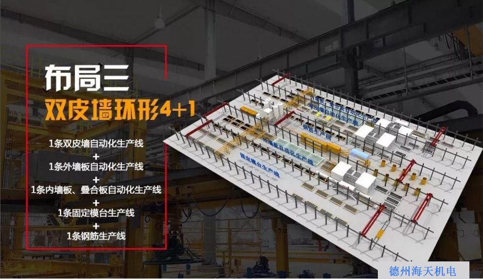 PC構件生產線如何布局？海天帶您全方位解讀6種典型布局